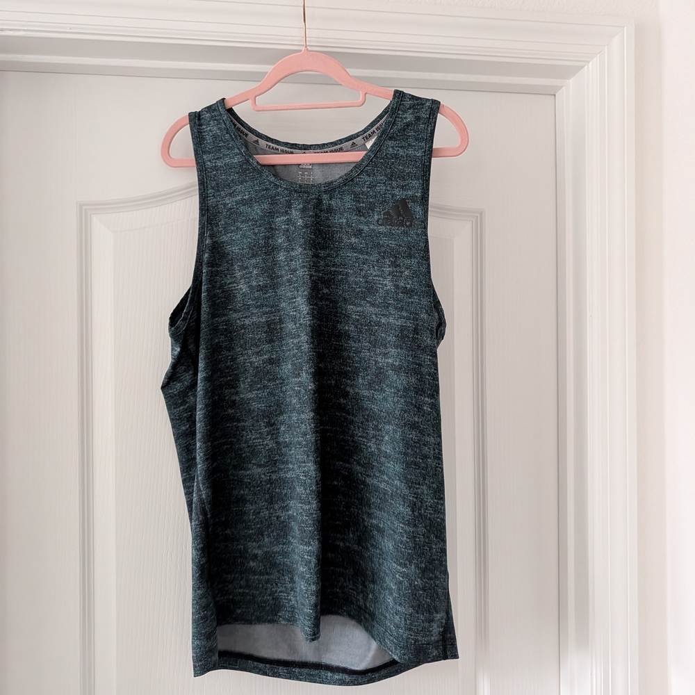 adidas Men's Teal Tank Top